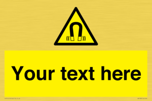 Custom Magnetic Field Sign